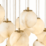 Lunaris Cluster 125 - Globe Staircase Grand Chandelier