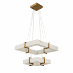 Lunexa Frame 2 - Tier Parallel LED Chandelier