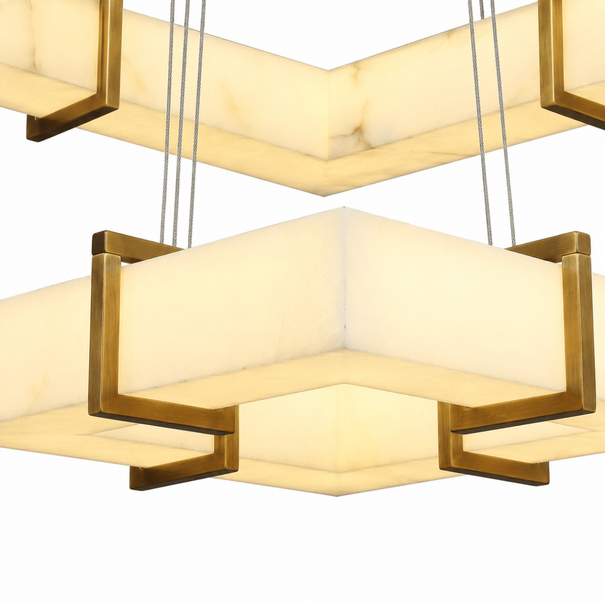 Lunexa Frame 2-Tier Parallel LED Chandelier
