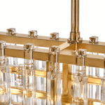 Lustra Link 48" Tiered Rectangular Chandelier