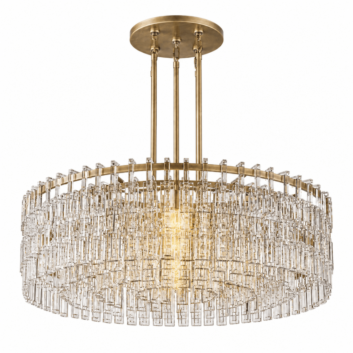 Lustra Link 48" Tiered Round Chandelier