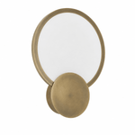 Lyra Disc 8 Inch Glass LED Wall Sconce