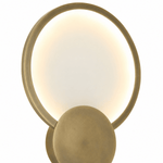 Lyra Disc 8 Inch Glass LED Wall Sconce