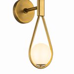Lyra Teardrop Bronze Wall Sconce