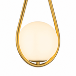 Lyra Teardrop Bronze Wall Sconce