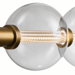 Modulon Suspension Clear Linear LED Chandelier