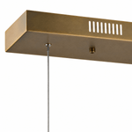 Modulon Suspension Clear Linear LED Chandelier