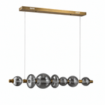 Modulon Suspension Smoke Linear LED Chandelier