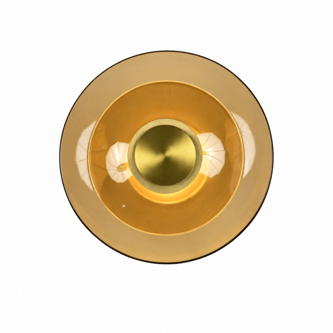 Nexis 12 Inch Gold & Amber LED Wall Sconce