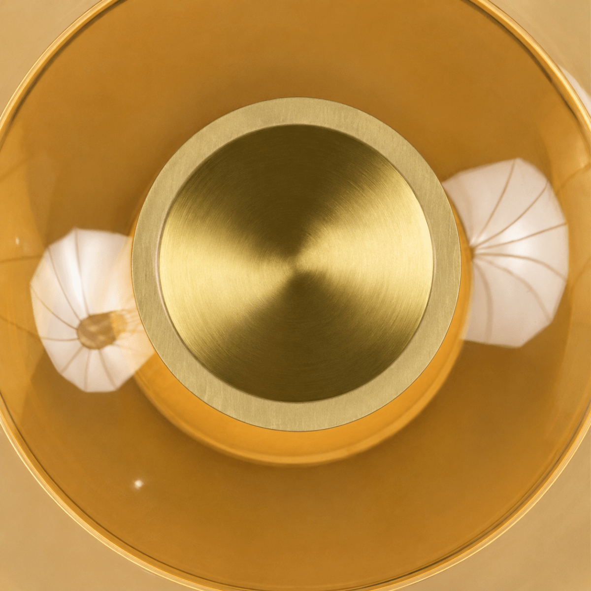Nexis 12 Inch Gold & Amber LED Wall Sconce