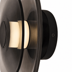 Nexis 12 Inch Smoky Glass LED Wall Sconce