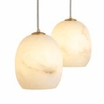 Nivora Cluster Globe Linear Marble Chandelier