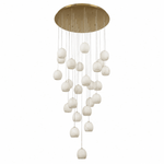 Nivora Cluster Staircase Marble Chandelier