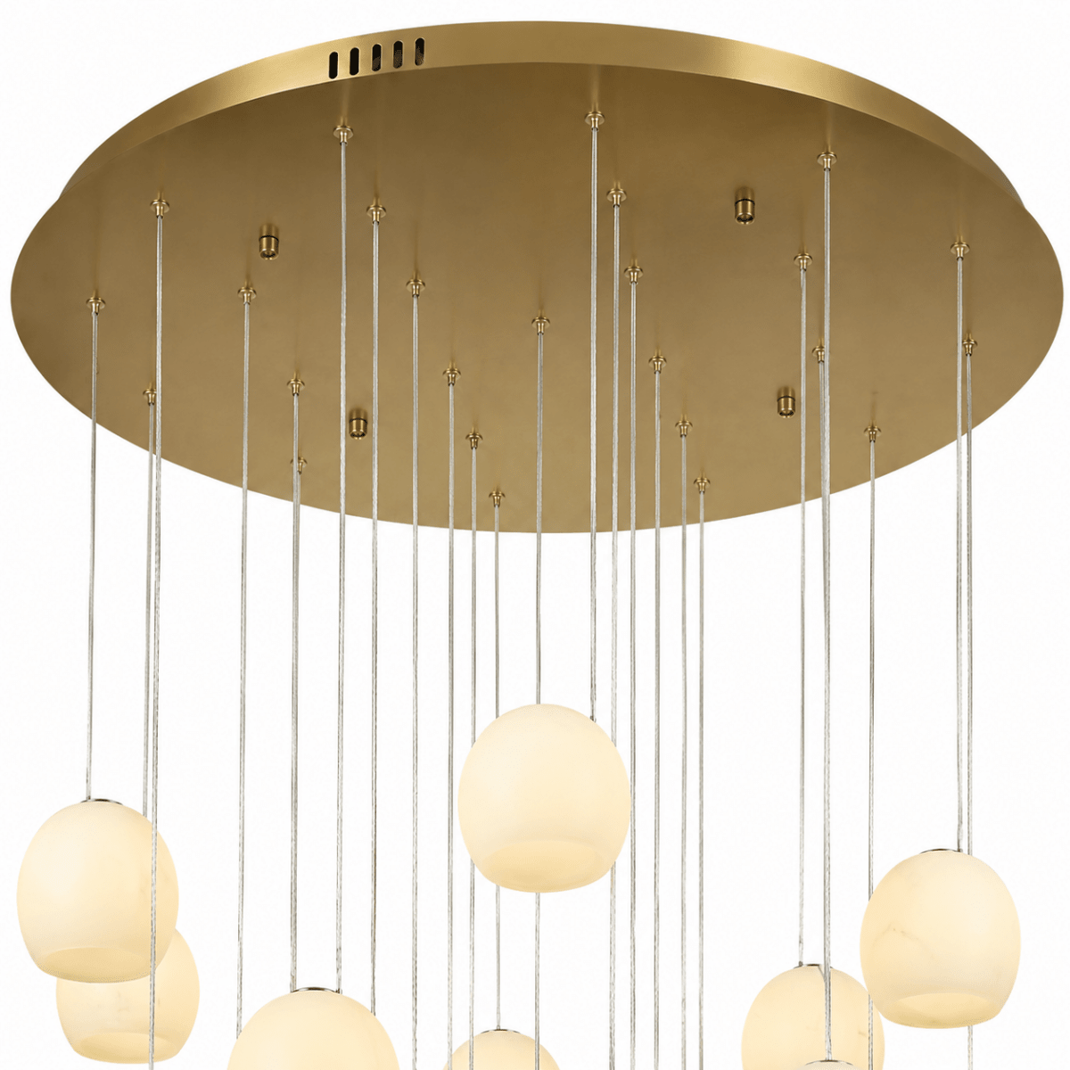 Nivora Cluster Staircase Marble Chandelier
