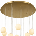 Nivora Cluster Staircase Marble Chandelier
