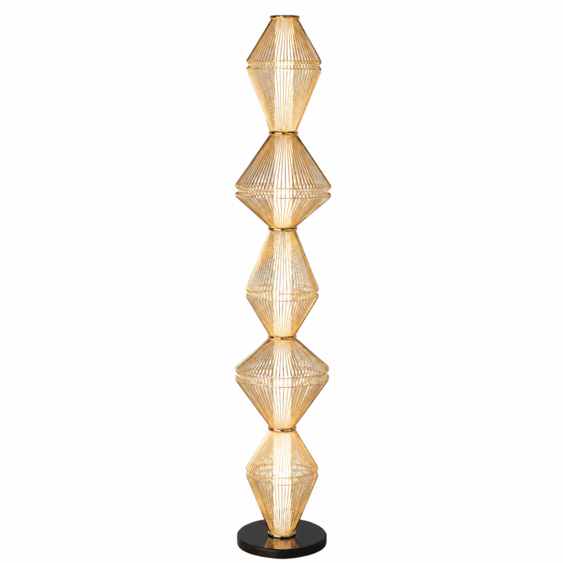 Oranique Tiered Wire LED Floor Lamp