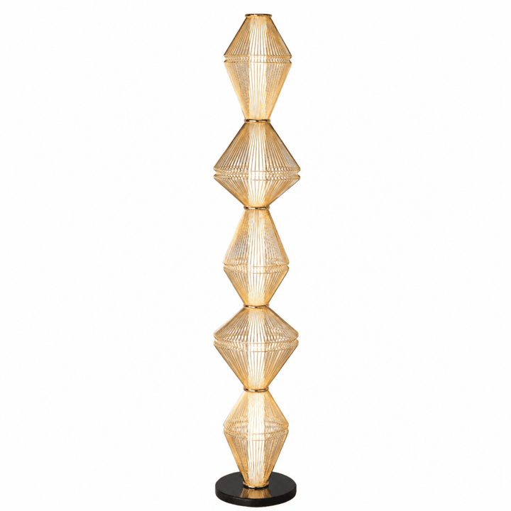 Oranique Tiered Wire LED Floor Lamp