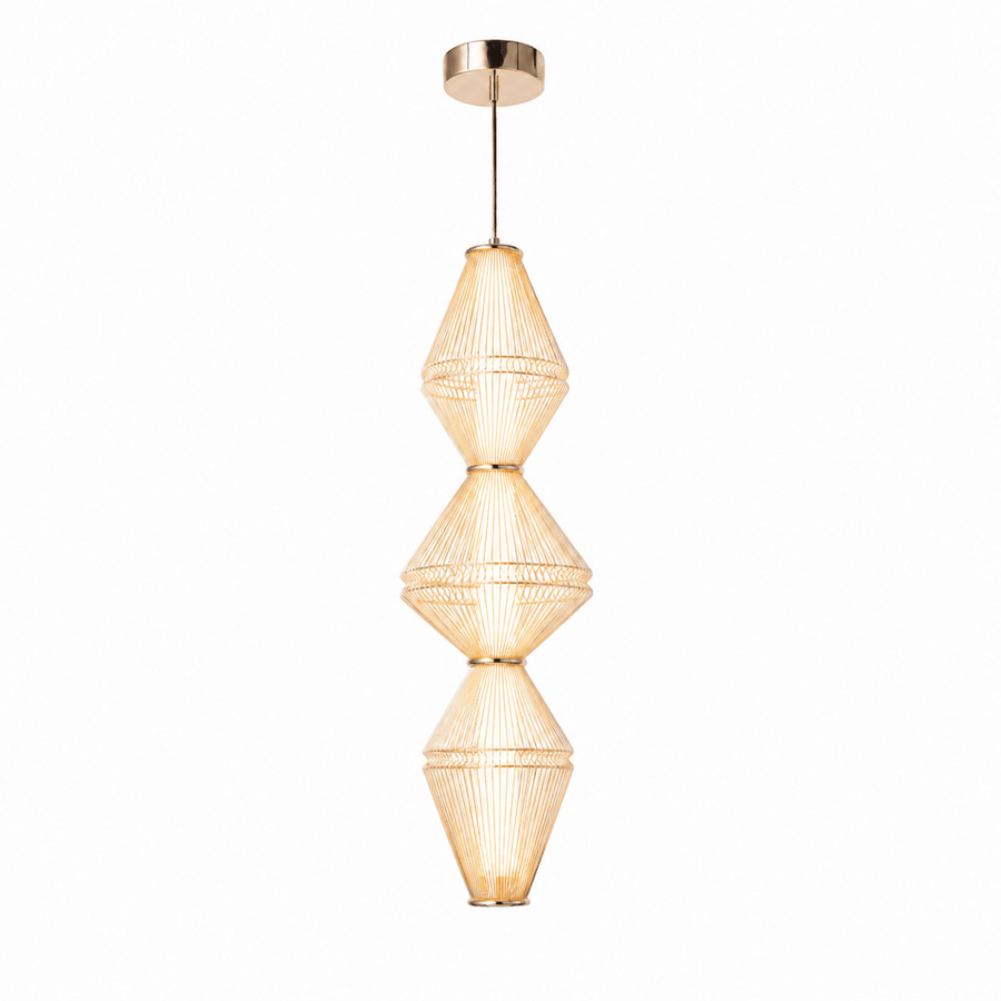 Oranique Tiered Wire LED Pendant