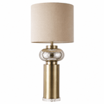 Orion 36 Inch Glass Table Lamp