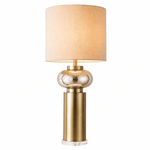 Orion 36 Inch Glass Table Lamp