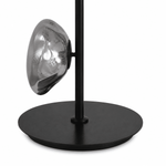 Polara Glass Black Floor Lamp