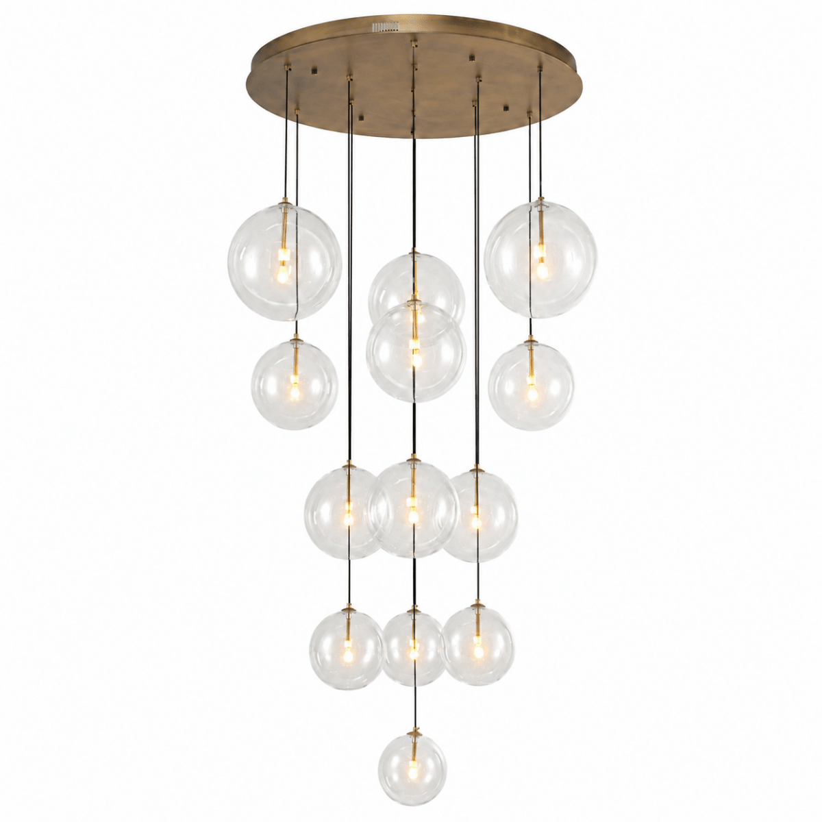 Shadowline 78 Inch Multi 12 Light Chandelier