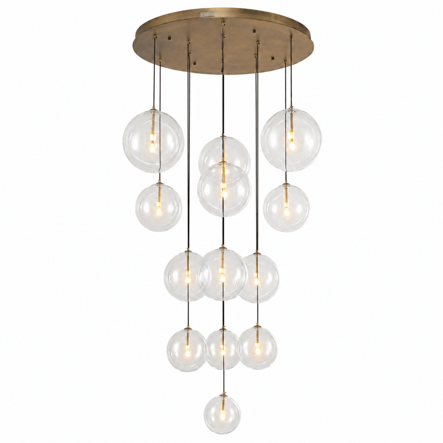 Shadowline 78 Inch Multi 12 Light Chandelier