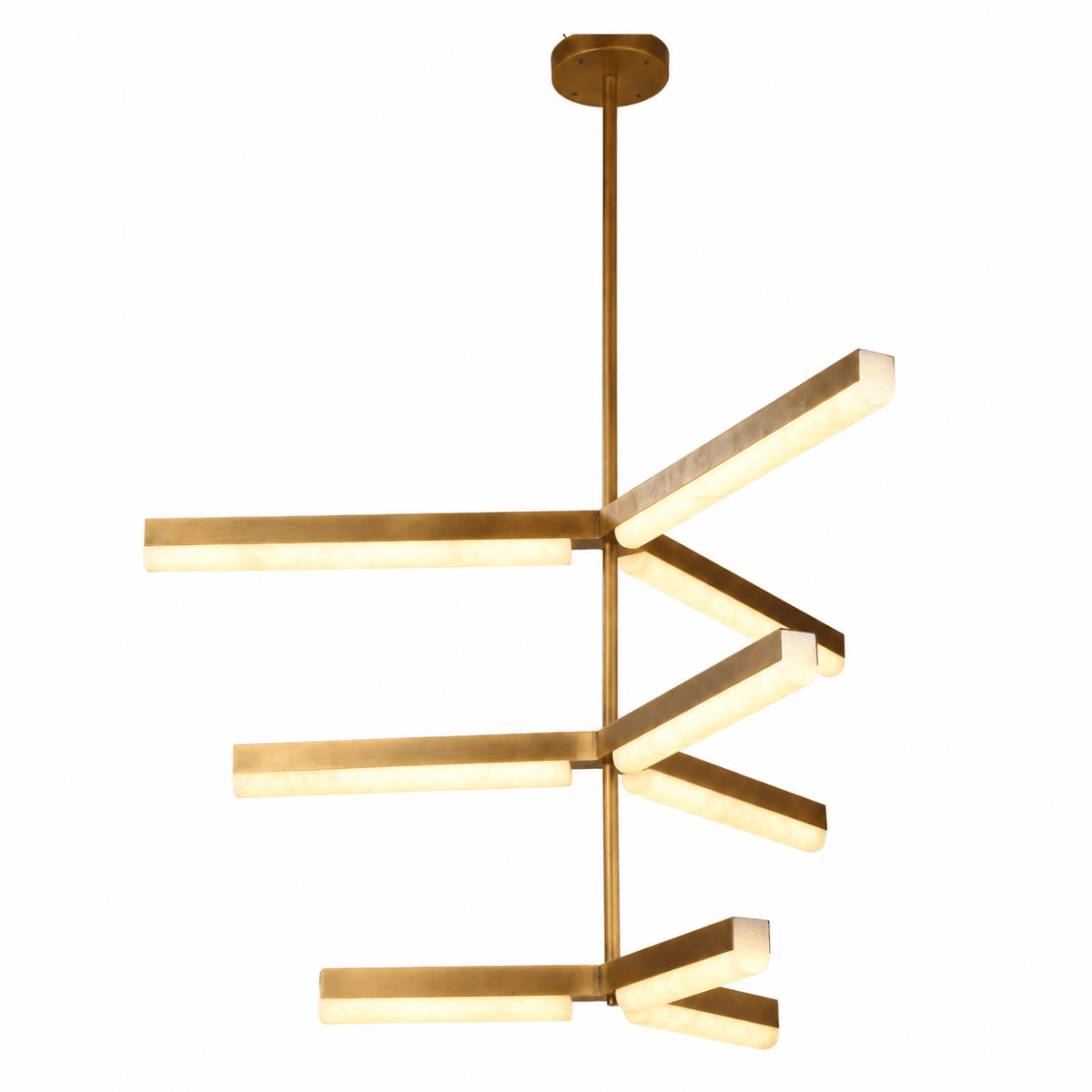 Stratus Branch Alabaster LED Chandelier