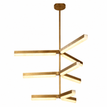 Stratus Branch Alabaster LED Chandelier