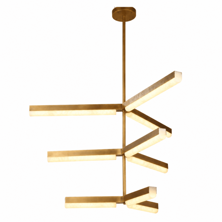 Stratus Branch Alabaster LED Chandelier