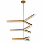 Stratus Branch Alabaster LED Chandelier