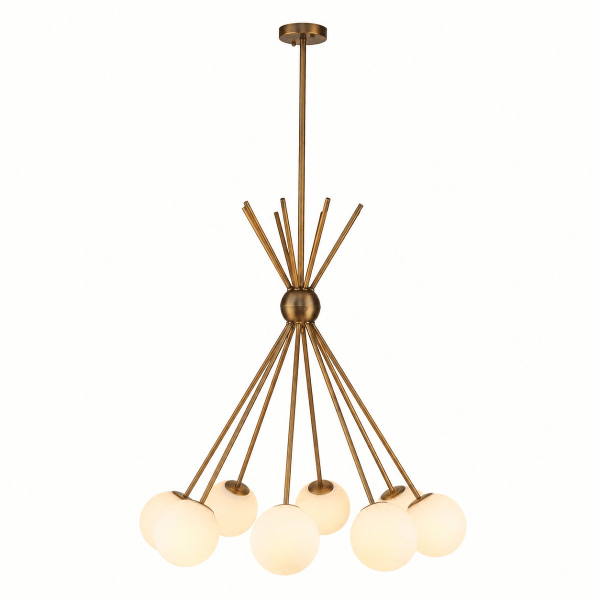 Tangent 33 Inch 6 - Globe Sputnik Chandelier