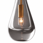 Teara Raindrop Aged Brass Wall Sconce