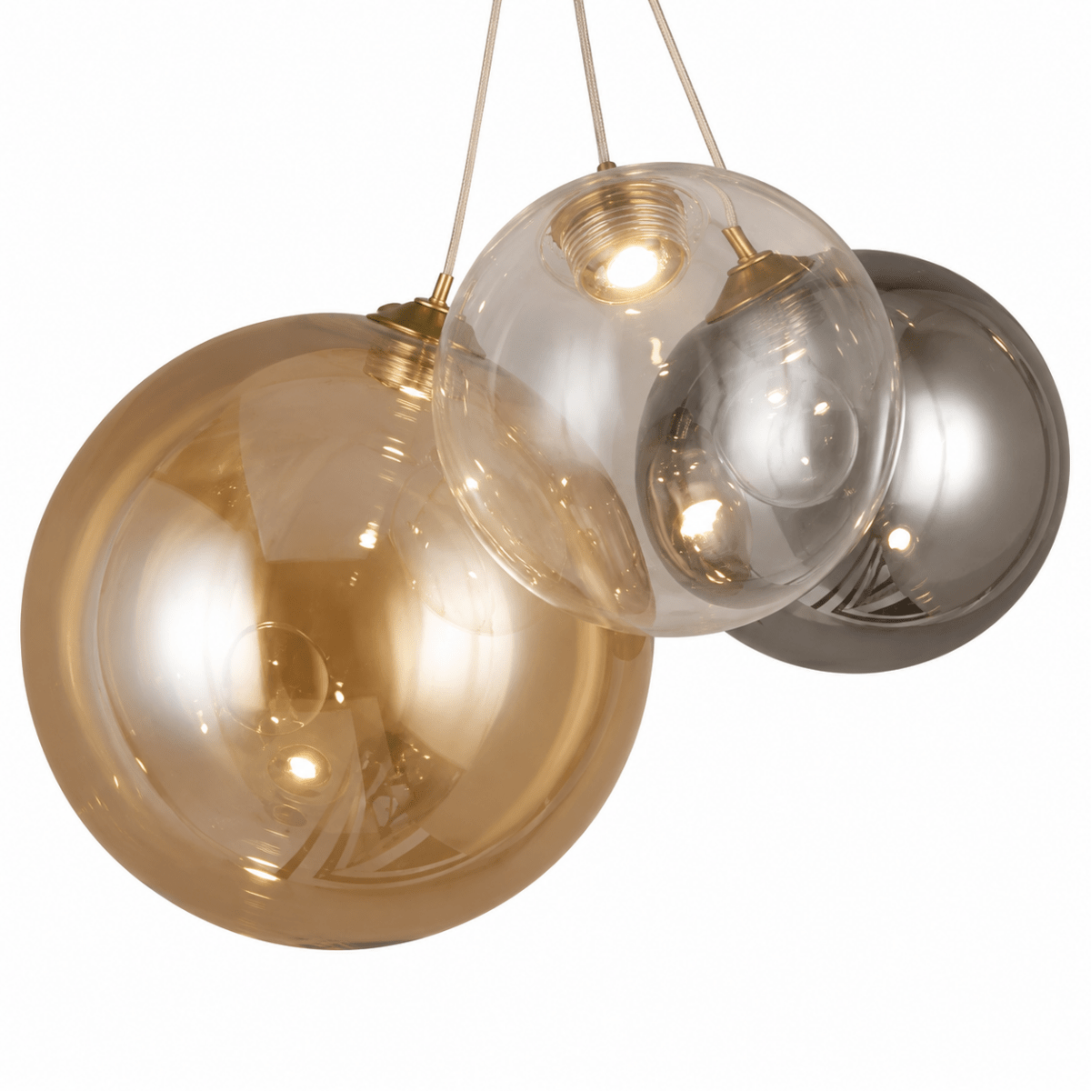 Tricolor Drift 3 - Globe LED Wall Sconce