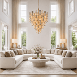 Vega 35" Multi Color Chandelier