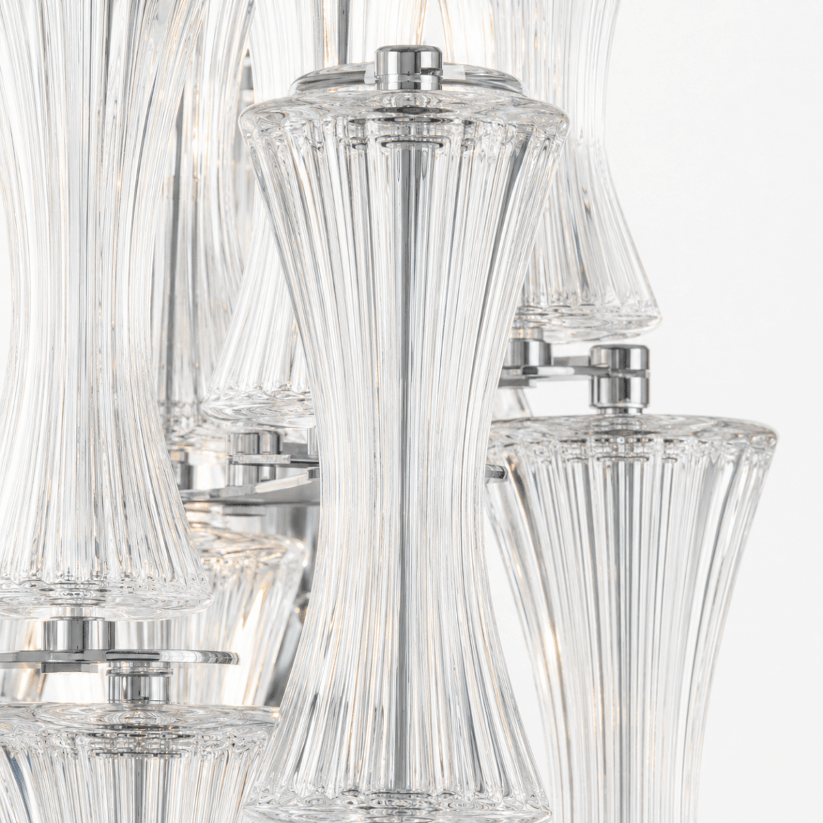 Vega 42" Clear Glass Chandelier