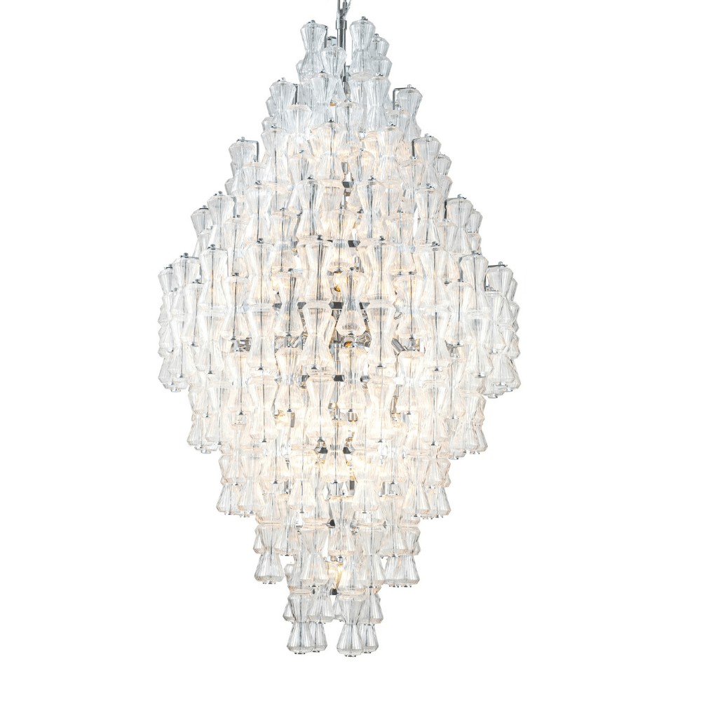 Vega 42" Clear Color Chandelier