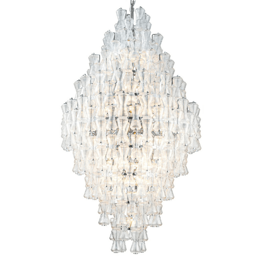 Vega 42" Clear Color Chandelier