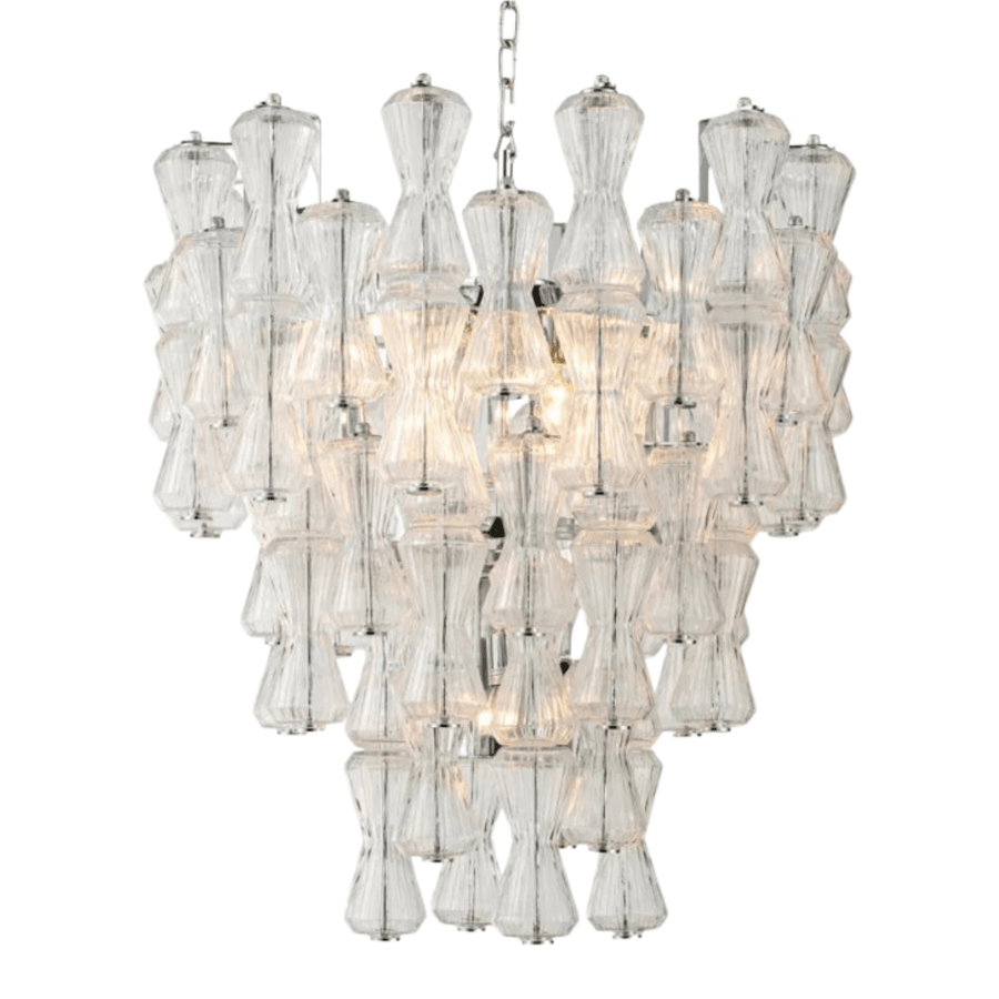 Vega Clear Rainfall 26" Chandelier
