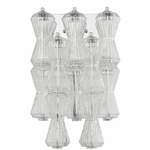 Vega Clear Rainfall Wall Sconce