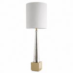 Vela 37 Inch Glass Table Lamp
