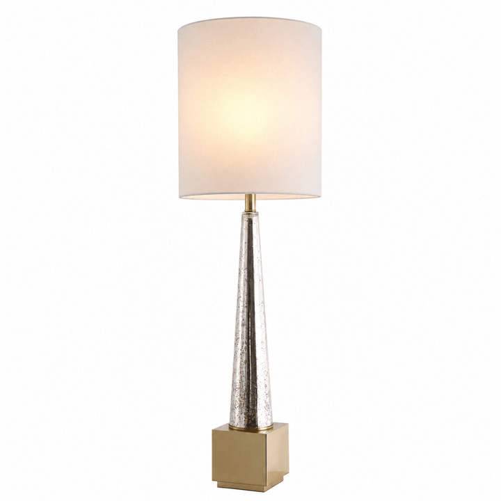 Vela 37 Inch Glass Table Lamp