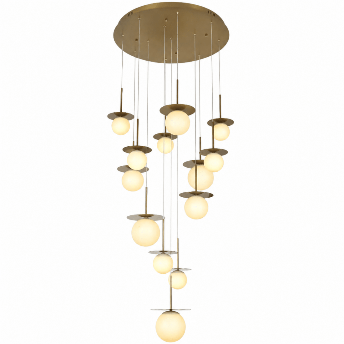 Velora Sphere 13 - Globe Glass Chandelier